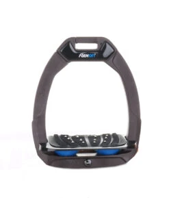 Flex-On Safe On Safety Stirrups Ultra Grip Brown