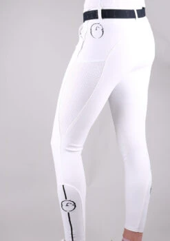Vestrum Riding Breeches Knee-grip Ladies Ischia White -Equestrian Supplies Store Ischiawitweb4