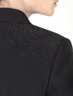 Equiline Competition Jacket Ladies Grimmy Black -Equestrian Supplies Store M08731 Grimmy 006 Part DEA