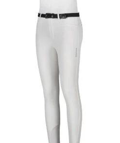Equiline Riding Breeches Boys Knee Grip Jhoank White
