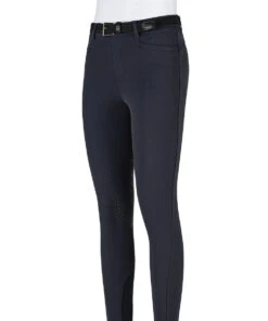 Equiline Riding Breeches Boys Knee Grip Jhoank Navy