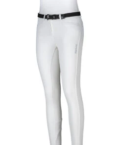 Equiline Riding Breeches Girls Full Grip Jaklink White