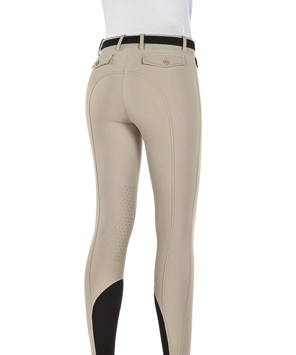 Equiline Riding Breeches Ladies Knee Grip Atirk Beige 2 Equiline Riding Breeches Ladies Knee Grip Atirk Beige - Image 2