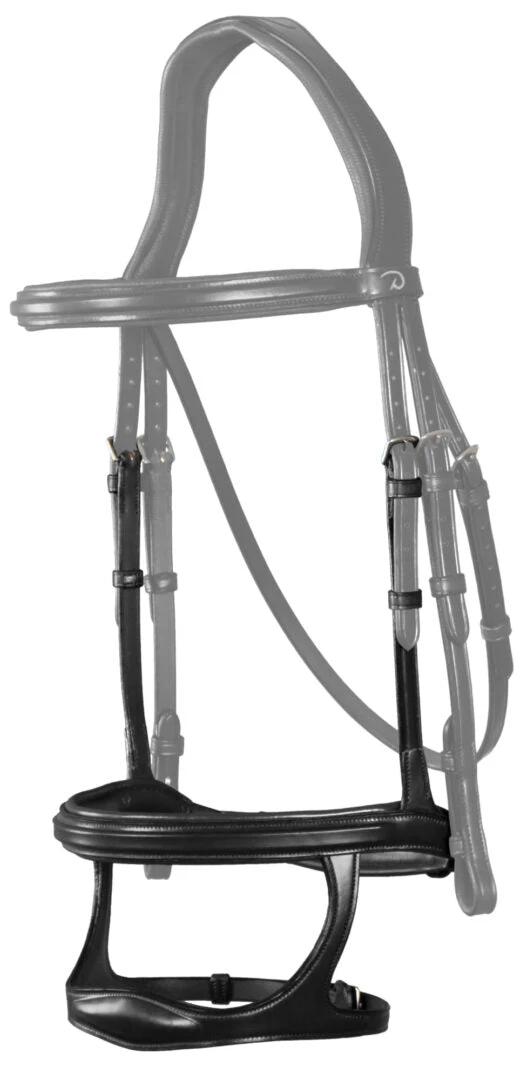 Dyon New English Collection Double Noseband Black 2 Dyon New English Collection Double Noseband Black - Image 2