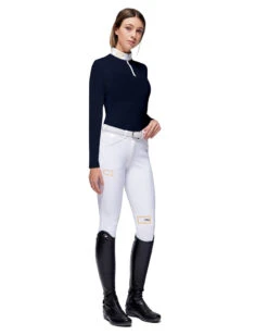 RG Competition Shirt Long Sleeve Zipper Ladies Navy