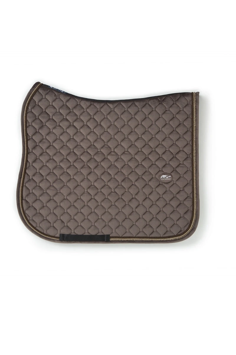 Anna Scarpati Saddle Pad Dressage Quinoa 28 Tortora 1 Anna Scarpati Saddle Pad Dressage Quinoa 28 Tortora