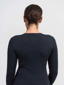 Samshield T-Shirt Long Sleeves Ladies Axella Crystal Navy -Equestrian Supplies Store SQUARE AXELLA CRYSTAL NAVY DOS