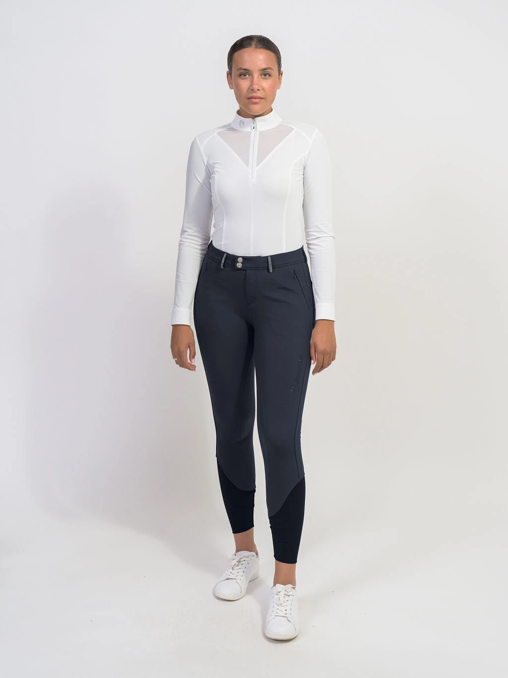 Samshield Riding Breeches Full Grip Ladies Celeste Starlight Winter Navy