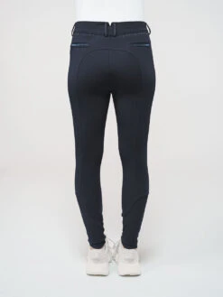 Samshield Riding Breeches Full Grip Ladies Celeste Starlight Winter Navy -Equestrian Supplies Store SQUARE CELESTE STARLIGHT WINTER KNEE GRIP NAVY TONE ON TONE DOS