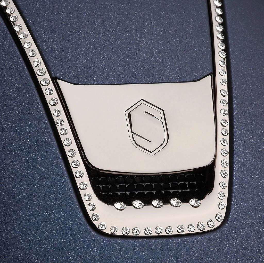 Samshield 2.0 Shadowmatt Riding Helmet 300 Swarovski Crystals Navy 3 Samshield 2.0 Shadowmatt Riding Helmet 300 Swarovski Crystals Navy - Image 3