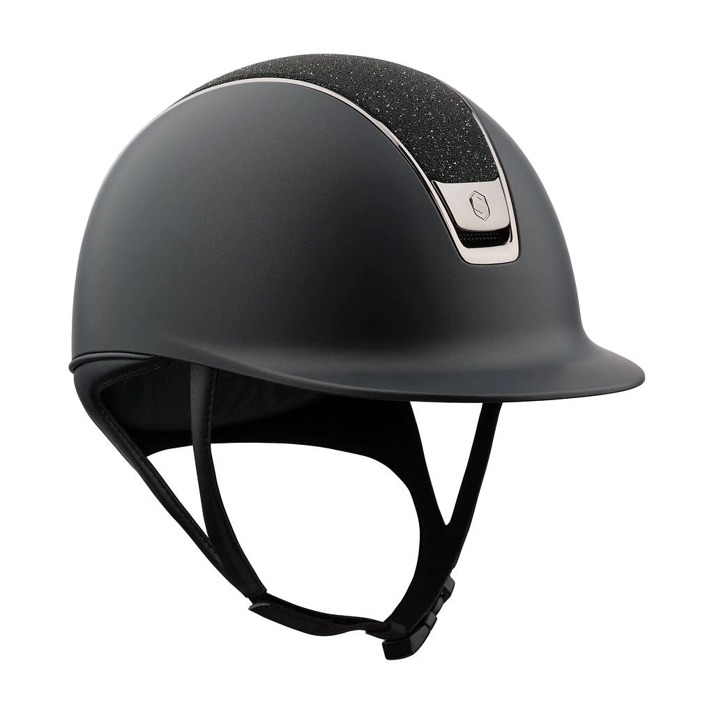 Samshield 2.0 Shadowmatt Riding Helmet Crystal Fabric Black 1 Samshield 2.0 Shadowmatt Riding Helmet Crystal Fabric Black
