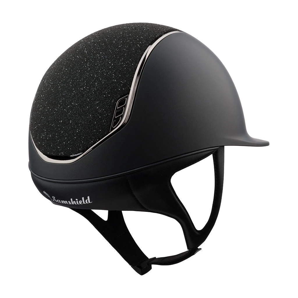 Samshield 2.0 Shadowmatt Riding Helmet Crystal Fabric Black 2 Samshield 2.0 Shadowmatt Riding Helmet Crystal Fabric Black - Image 2