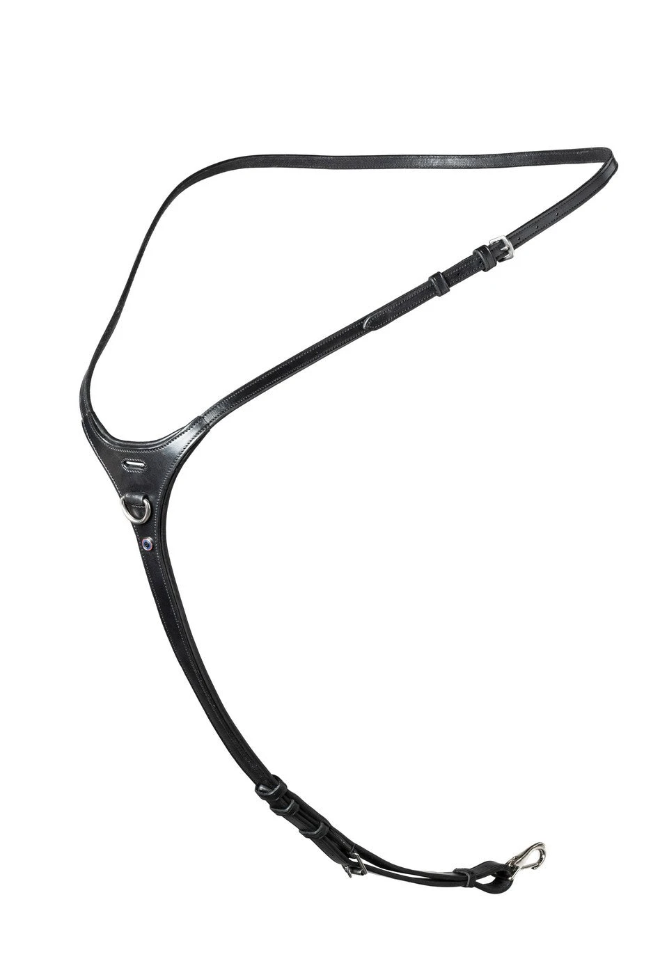 TRUST Verona Yoke Breastplate Silver Buckles Black 1 TRUST Verona Yoke Breastplate Silver Buckles Black