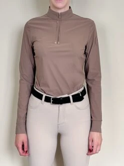 Vestrum T-shirt Long Sleeves Ladies Denver Rust Brown