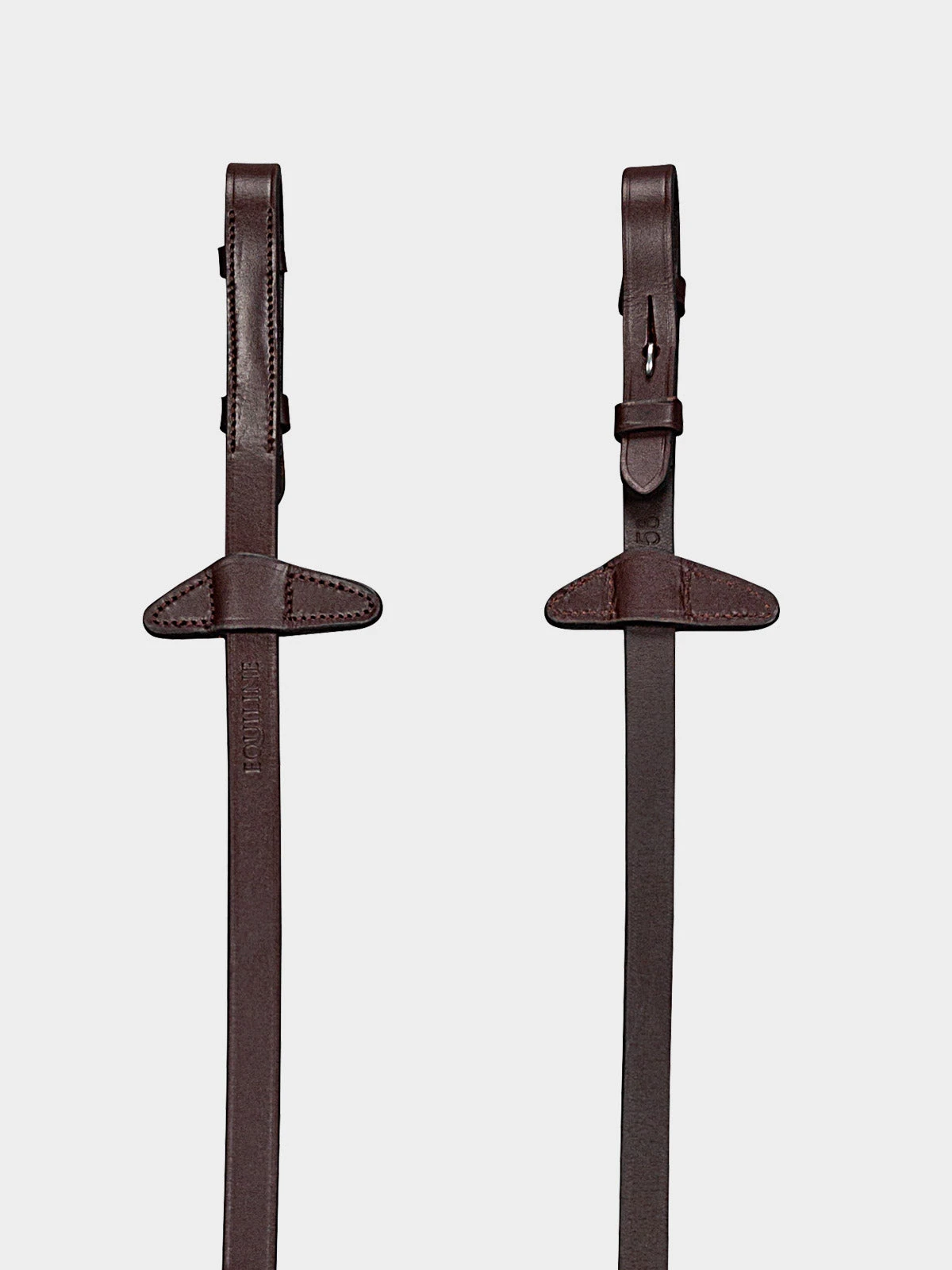 Equiline Webreins 5/8 Inch Brown 2 Equiline Webreins 5/8 Inch Brown - Image 2